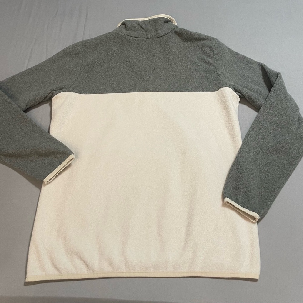 EUC ❄️Columbia Women's Gray and Cream Fleece Pullover❄️Size Medium - Picture 5 of 9